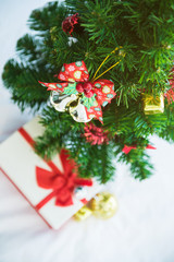 Christmas tree and Christmas decorations