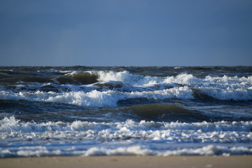 Nordseeküste nach einem Herbststurm