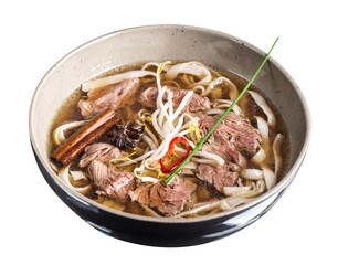 Pho bo noodle soup - 182260958