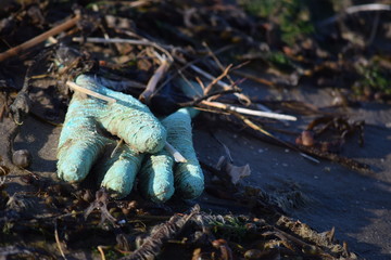 Nordseeküste nach einem Herbststurm