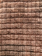 brown Woven fabric brick pattern