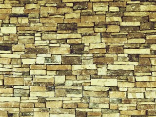 horizontal modern brick wall for pattern and background