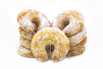 Vanillekipferl isoliert