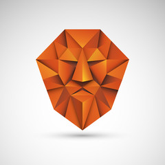 lew origami wektor © Rzoog