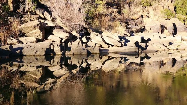 Ribeira da Murtega Creek in Barrancos, district of Beja, Portugal