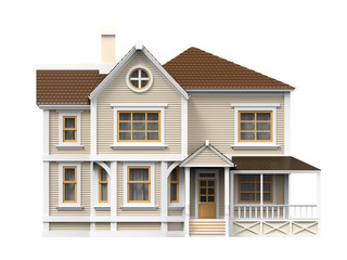 victorian family house front