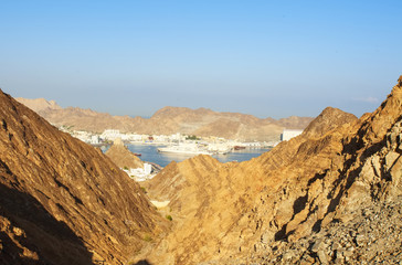Oman. The picturesque Bay in Muscat.