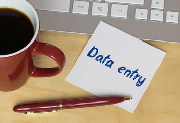 Data entry
