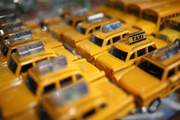New York City Taxi Cab Die Cast Toy Cars