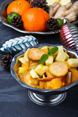 Christmas fruit salad