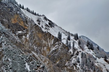 Berglandschaft im Winter