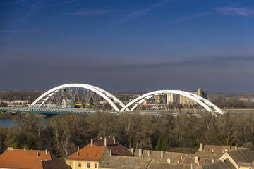 Zezeljev bridge in Novi Sad, Serbia
