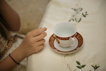 christmas cookies on rustic wood table, homemade food