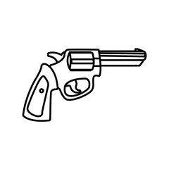 Classic handgun weapon