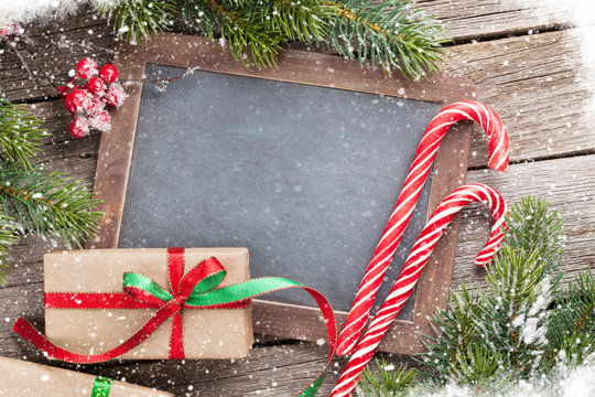 Christmas chalkboard for your greetings
