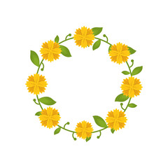 wreath of flowers icon