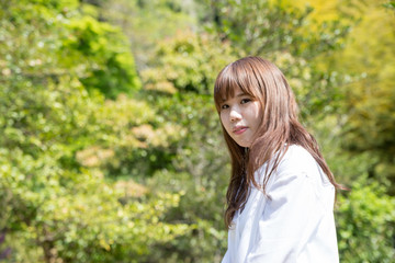 Fototapeta premium 若い女性