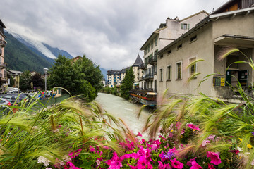 Chamonix in France in Alps