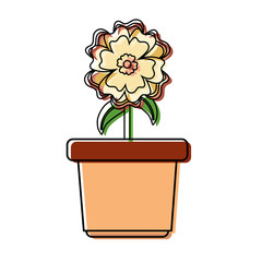 flower in a pot icon