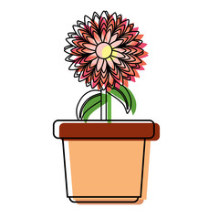 flower in a pot icon