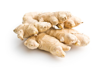 Healthy ginger root.
