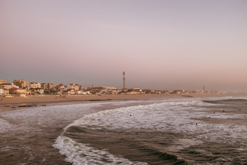 Sonnenuntergang am Atlantik bei Espinho - Sunset at Atlantic Ocean in Espinho