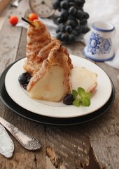 pears in meat
