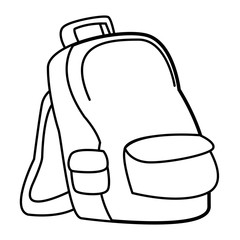 School backpack symbol