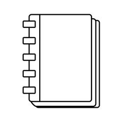 Book closed isolated