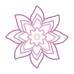 beautiful flower icon 