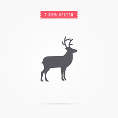 vector deer icon