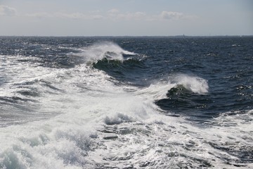 Baltic Sea during Summer - Waves - Germany 