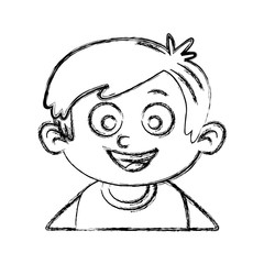 Cute boy cartoon