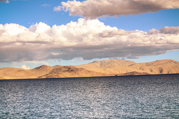 Himalaya mountains valley at ladakh, india, asia