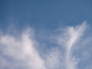 Naklejka na ściany i meble beautiful blue sky with clouds