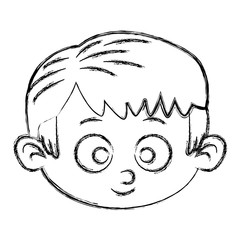 Cute boy cartoon