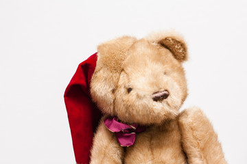 Teddy mit Weihnachtsmütze
