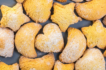 background of cookies