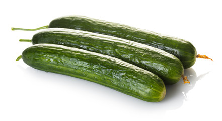 organic cucumber close-up