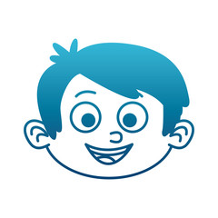 Cute boy cartoon