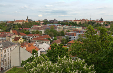 Fototapeta na wymiar View of Prague from above