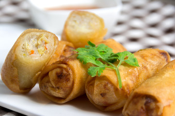 Crispy Fried Spring Rolls