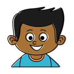 Cute boy cartoon