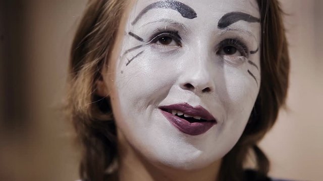 mime depicts different emotions