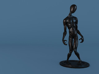 visualization of metal sculpture