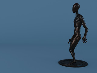 visualization of metal sculpture