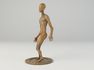 visualization of metal sculpture