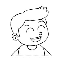 Cute schoolboy cartoon