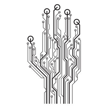 Hand circuit board