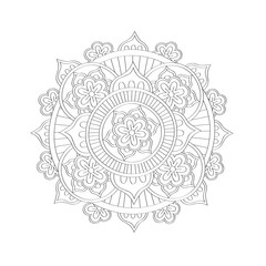 Mandala background vector